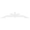 Ekena Millwork Vanguard Architectural Grade PVC Gable Bracket, 72"W x 15"H x 2"D x 4"F, 5/12 Pitch GBP072X15X0204VAN00 - alternate 2